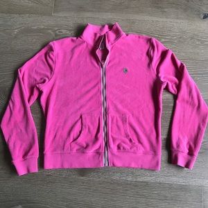 Lilly Pulitzer Zip up Pink Jacket Size Medium